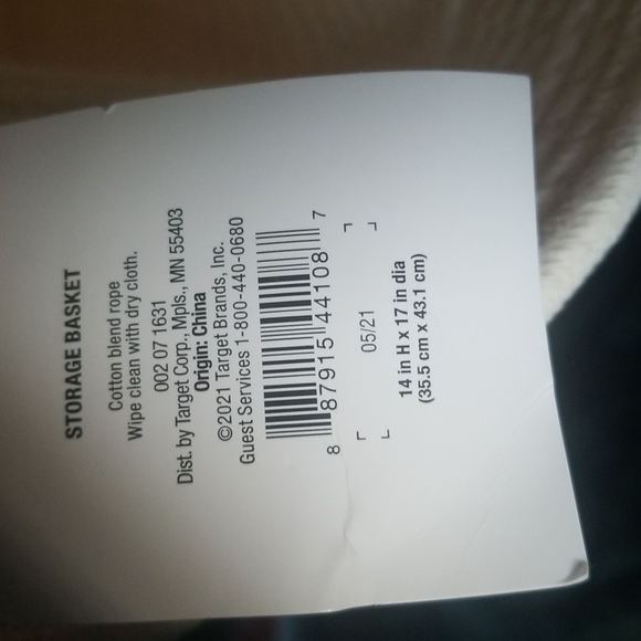 Decorative Coiled Rope Basket - Picture 8 of 12